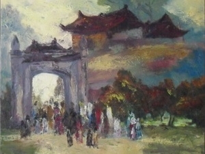 Exposition d art du Vietnam à Vladivostok
